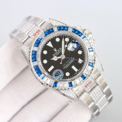 ROLEX GMT  904L Steel Automatic Movement 40MM Watch